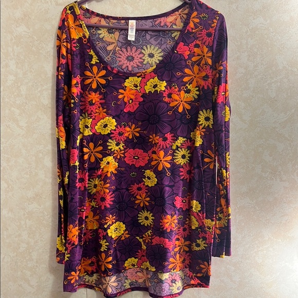 LuLaRoe Floral Long Sleeve Women's Top - Picture 1 of 5
